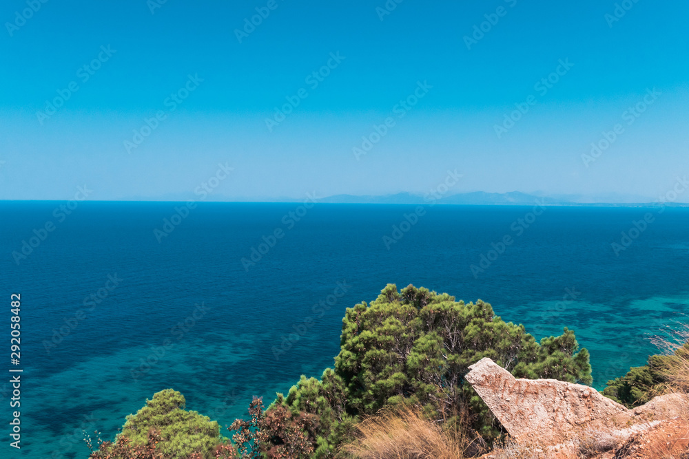 Most beautiful beaches of Greece series - Porto Katsiki in Lefkada. Ionian islands Most beautiful beaches of Greece series - Porto Katsiki in Lefkada. Ionian islands