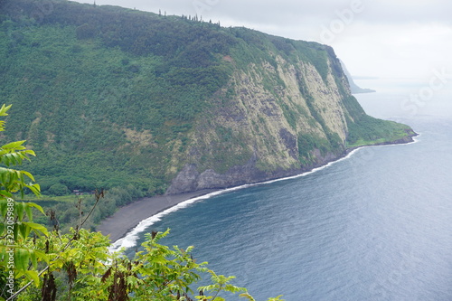 Waipio Valley Lookout on Hawaii's Northeast Coast photo