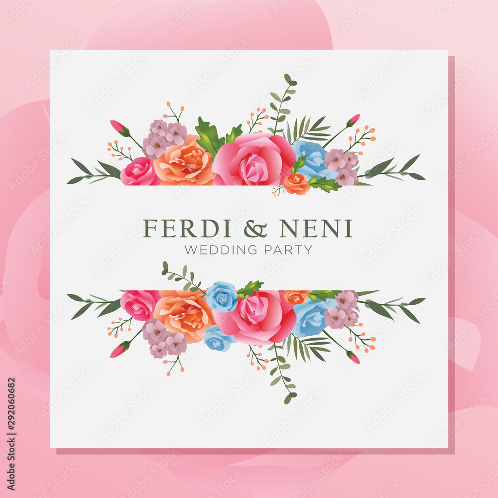 Floral frame multi-purpose background Floral frame multi-purpose background