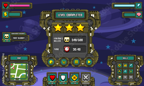 Mecha Game GUI