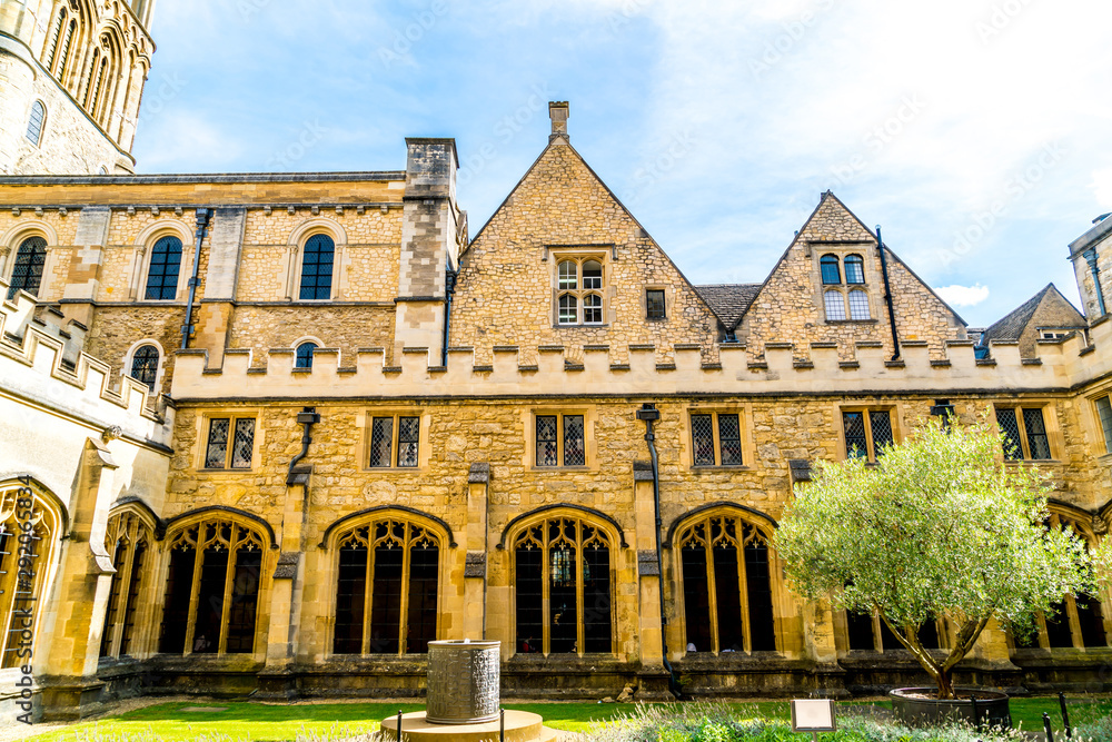 Beautiful Architecture Christ Church Cathedral in Oxford, UK