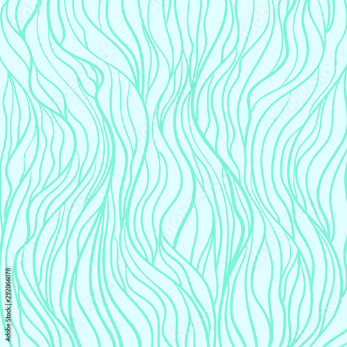 Wavy background. Hand drawn abstract waves. Stripe texture with many lines. Waved pattern. Illustration for banners, flyers or posters