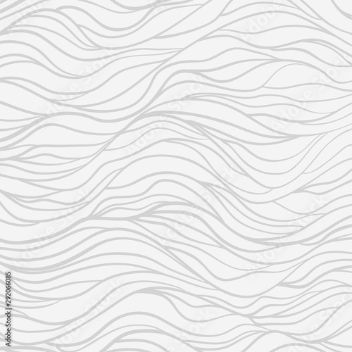 Abstract background with wavy stripes. Repeating waves. Stripe texture with many lines. Wavy line pattern. Black and white illustration
