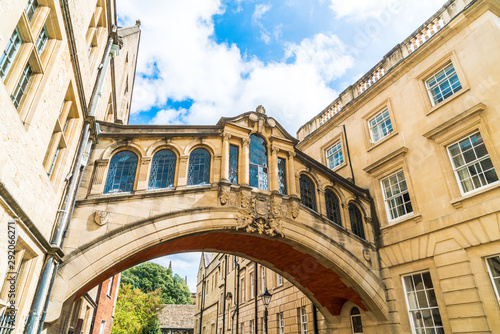 Hertford Bridge known as the Bridge of Sighs  is a skyway joining two parts of Hertford College  Oxford  UK