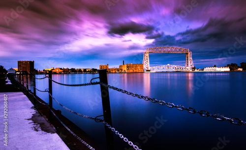 Canvas Print Lift Bridge Duluth, MN