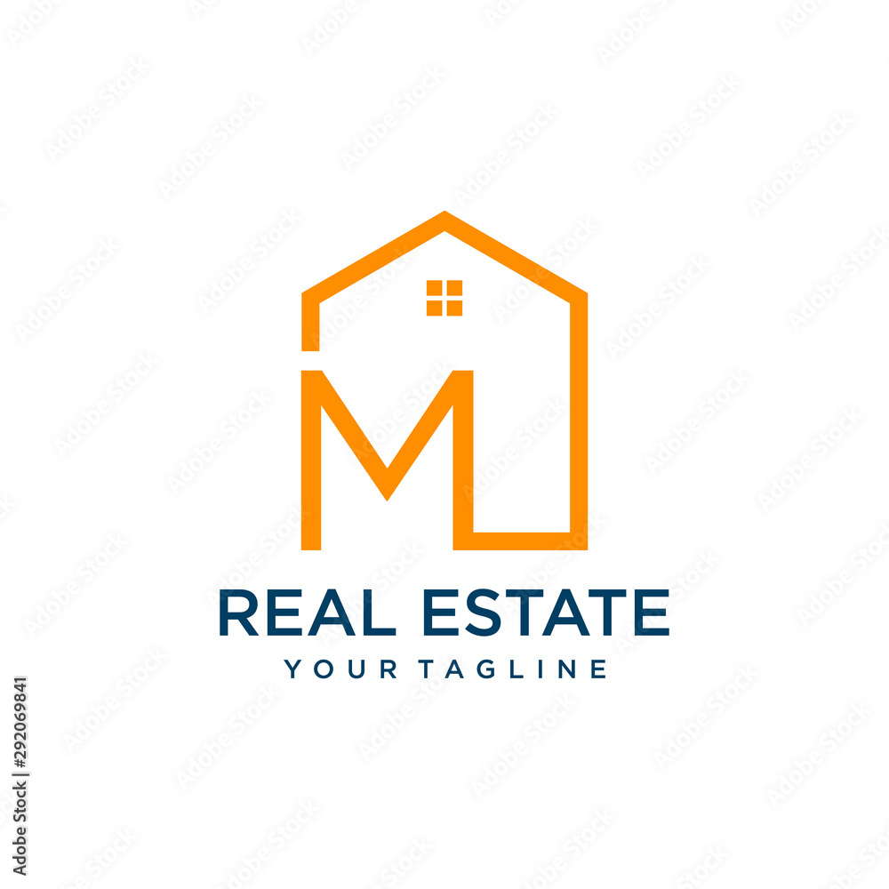 Letter M Roof House Logo Design Template, real estate company , jewelry or hotel logo design concept. - VECTOR Letter M Roof House Logo Design Template, real estate company , jewelry or hotel logo design concept. - VECTOR