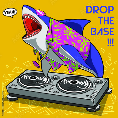 shark illustration graphic design resource