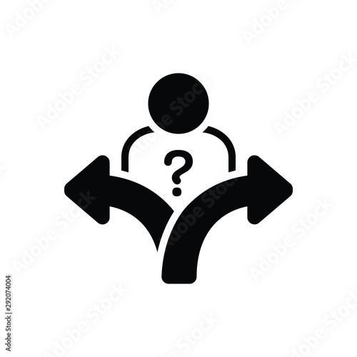 Black solid icon for Artbodecision 