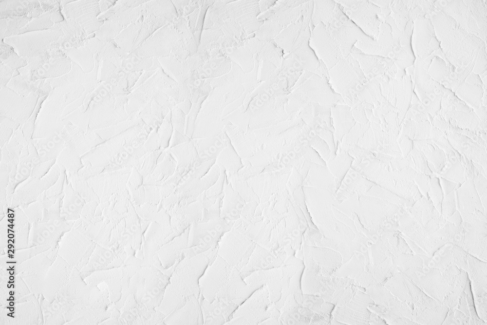 White concrete textured wall for background.
