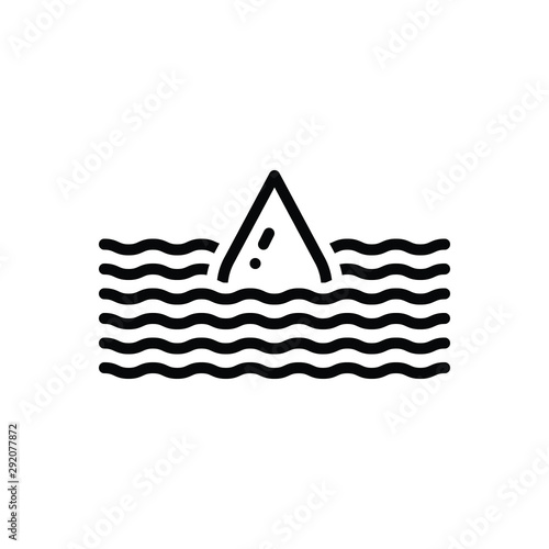 Black line icon for deep submerge