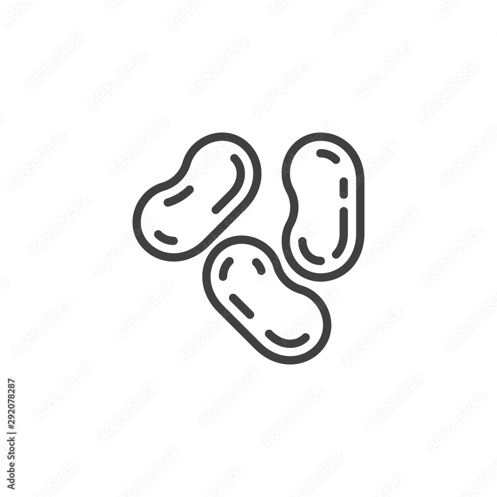 Jelly candies line icon. linear style sign for mobile concept and web design. Chewing candy outline vector icon. Symbol, logo illustration. Vector graphics Jelly candies line icon. linear style sign for mobile concept and web design. Chewing candy outline vector icon. Symbol, logo illustration. Vector graphics