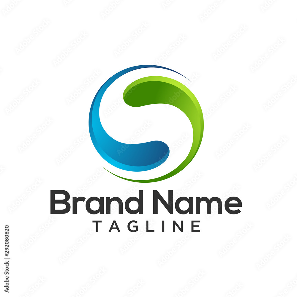 S icon logo vector S icon logo vector