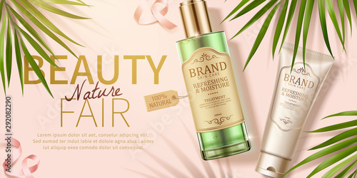 Cosmetic skincare ads