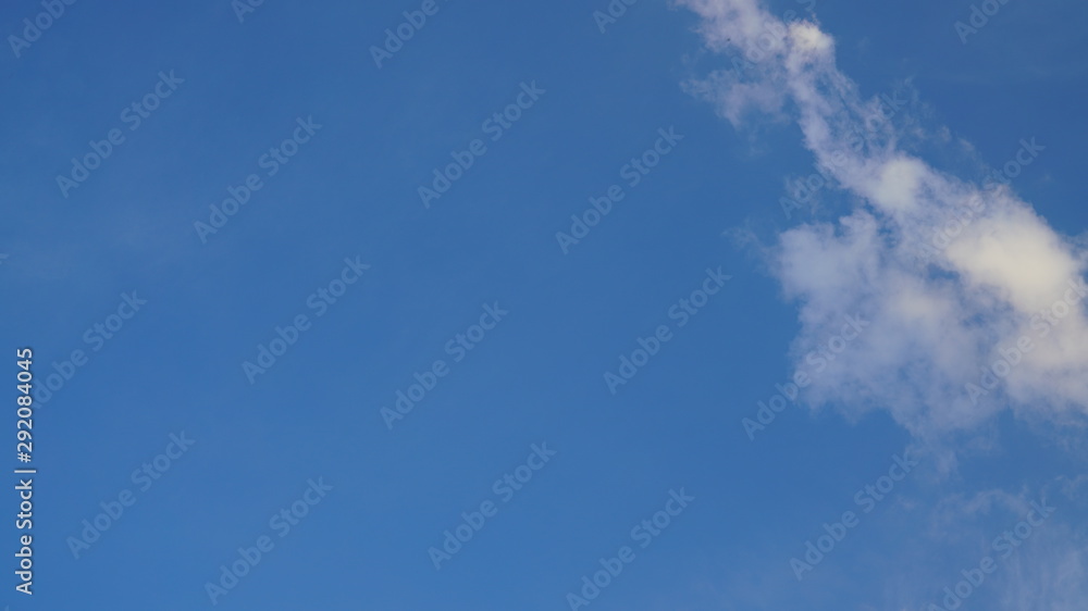 White cloud motion and blue sky background, Time-lapse White cloud motion and blue sky background, Time-lapse