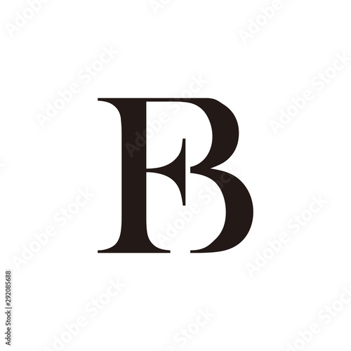 modern and elegant Initial or Monogram FB for logo design inspiration