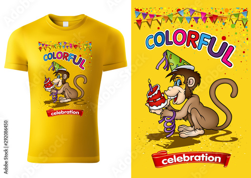 Yellow Child T-shirt Design...