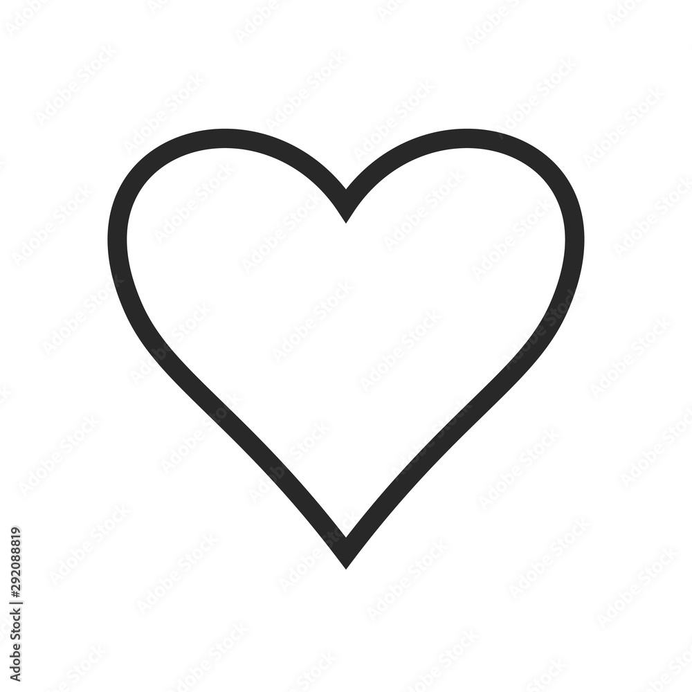 Heart Love Icon Vector Illustration	
