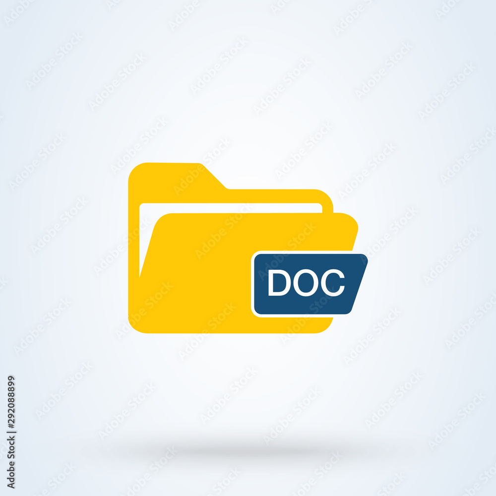 file and page doc format. Simple modern icon design illustration. file and page doc format. Simple modern icon design illustration.