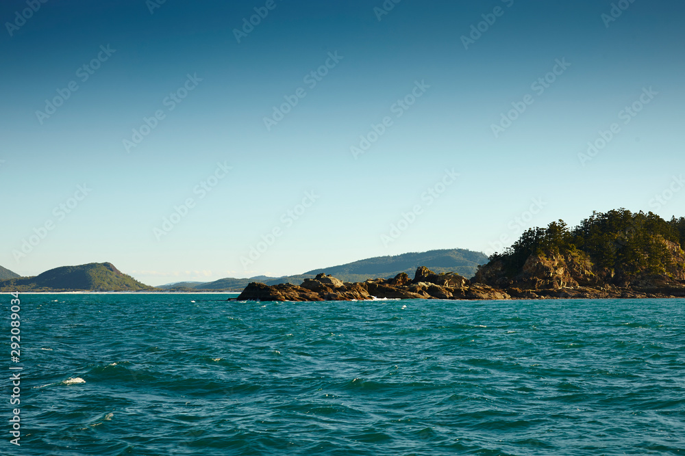 Fototapeta premium tropical island in the sea