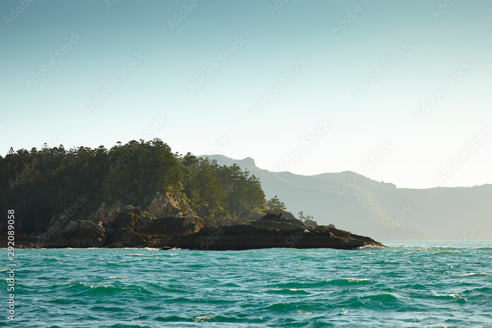 tropical island in the sea tropical island in the sea