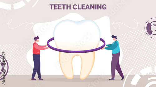 New Product for Oral Hygiene Flat Vector Banner