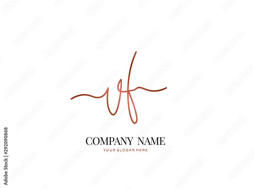 V F VF Initial handwriting logo design with circle. Beautyful design handwritten logo for fashion, team, wedding, luxury logo. V F VF Initial handwriting logo design with circle. Beautyful design handwritten logo for fashion, team, wedding, luxury logo.