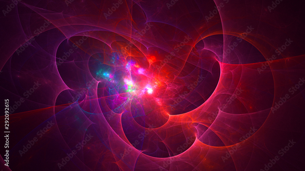 3D rendering abstract fractal technology wallpaper 3D rendering abstract fractal technology wallpaper