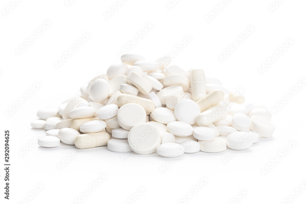 Medical,pharmacy theme background concept. White pills on white background. Medical,pharmacy theme background concept. White pills on white background.