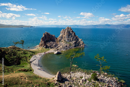 Olkhon. Baikal. Landscapes of Lake Baikal. Nature of Lake Baikal. Plains. Steppes. photo