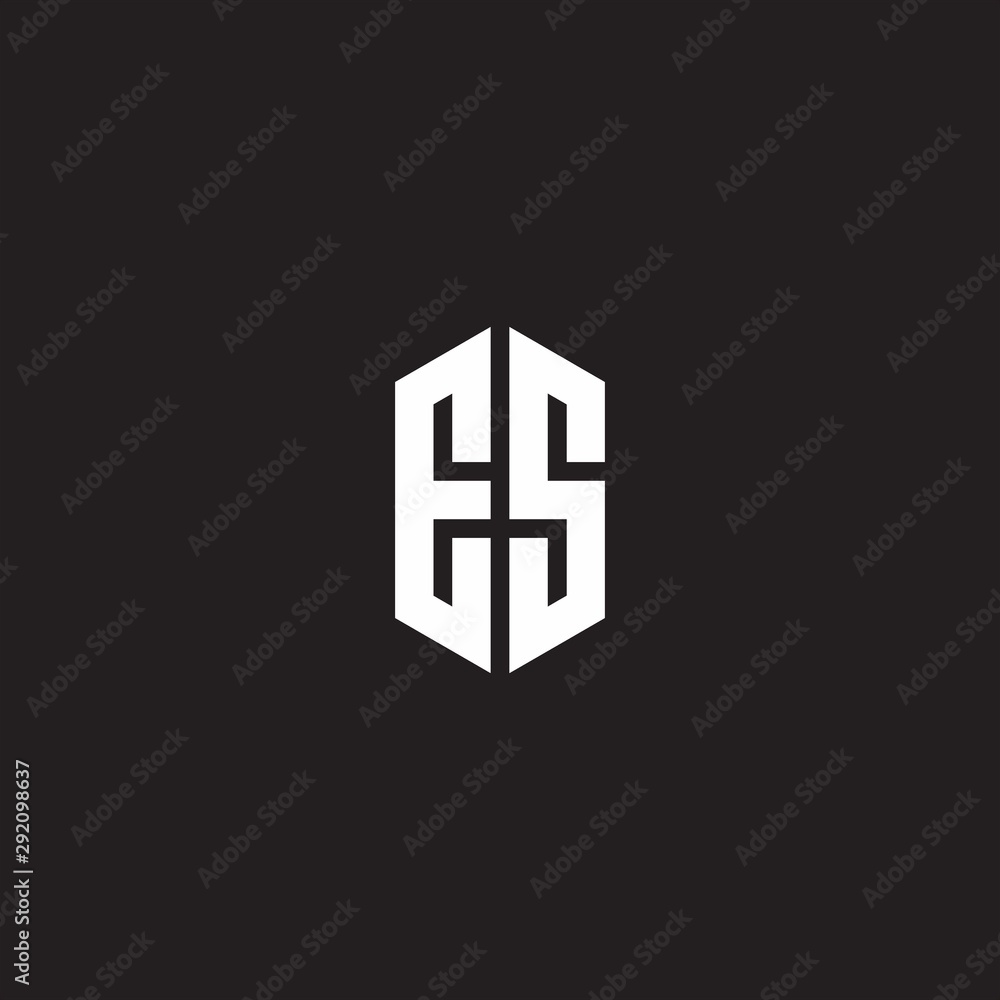 Obraz premium ES Logo