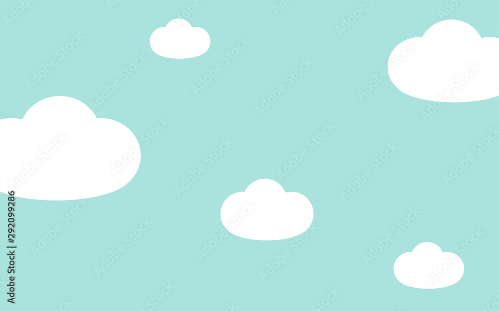 Sky background with clouds vector illustration Sky background with clouds vector illustration