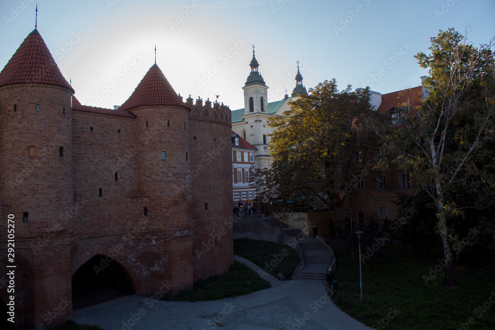Warsaw Barbican is a semicircular fortified outpost, which is one of the few surviving elements of the 16th-century fortification complex surrounding Warsaw.