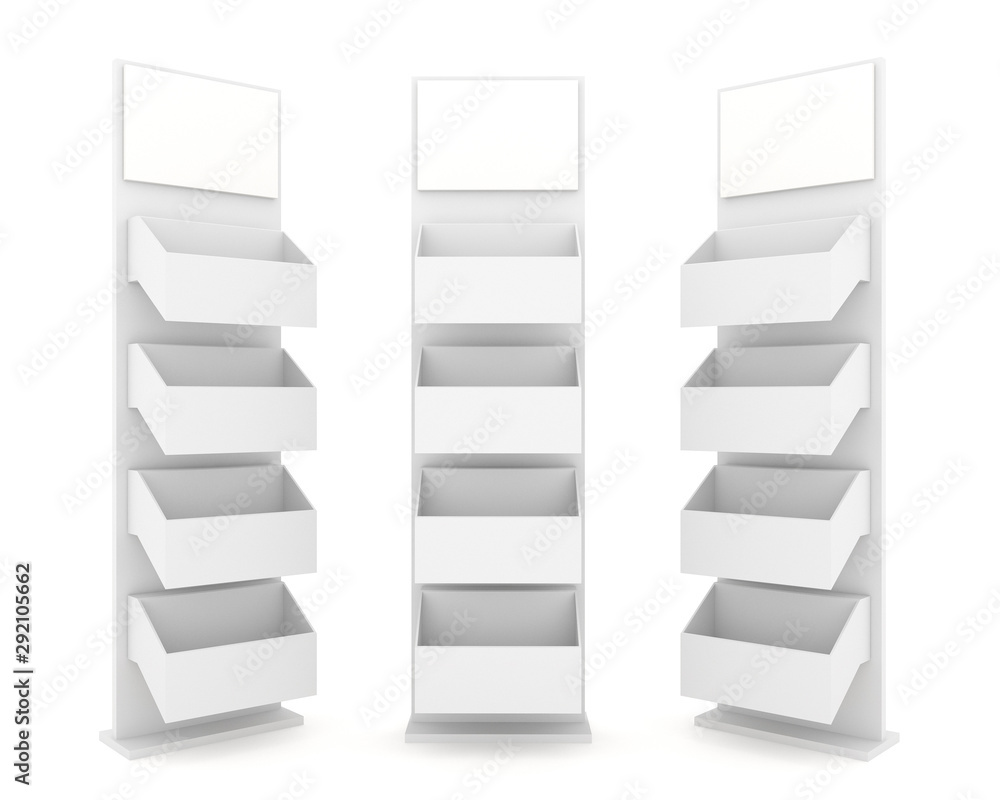 Color white shelves design Color white shelves design
