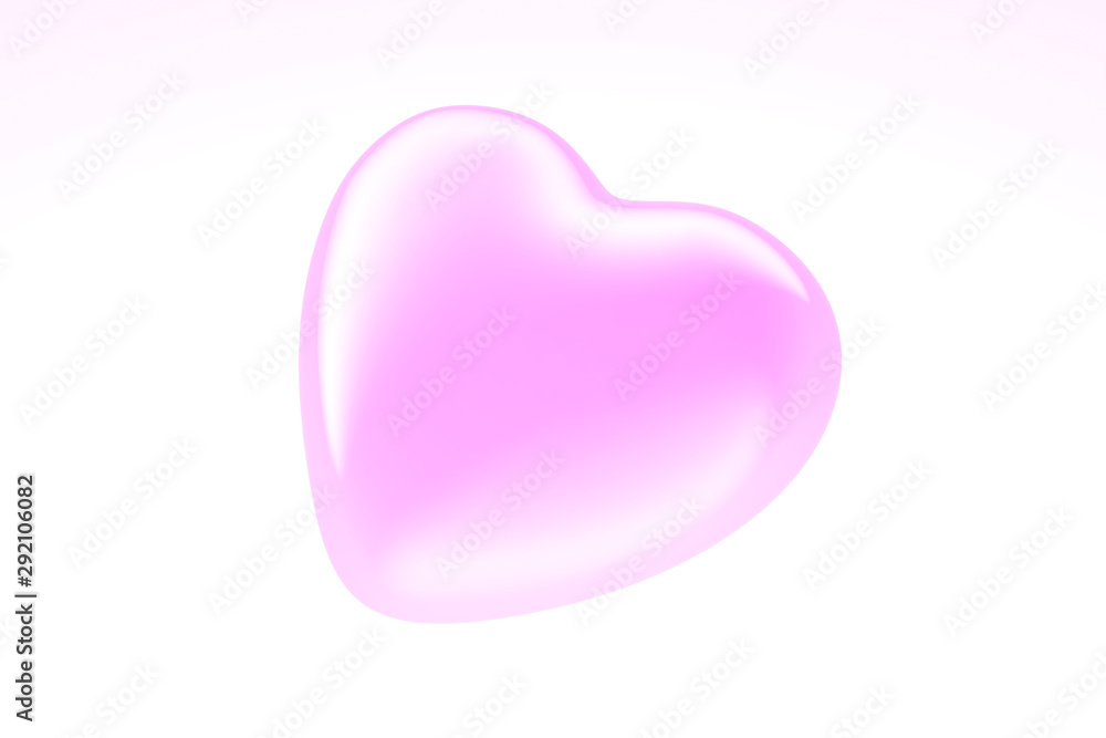 heart on white background heart on white background