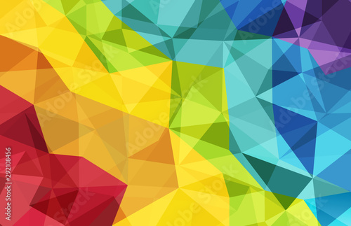 abstract crystal colorful background