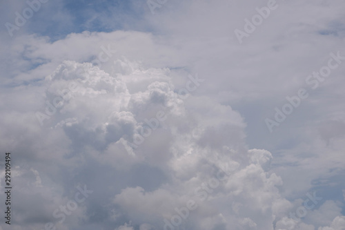 Fototapeta Naklejka Na Ścianę i Meble -  The blue sky and clouds together