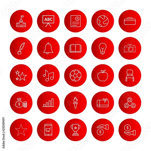  25 decent icon sheet of universal