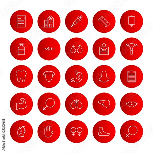 25 decent icon sheet of universal