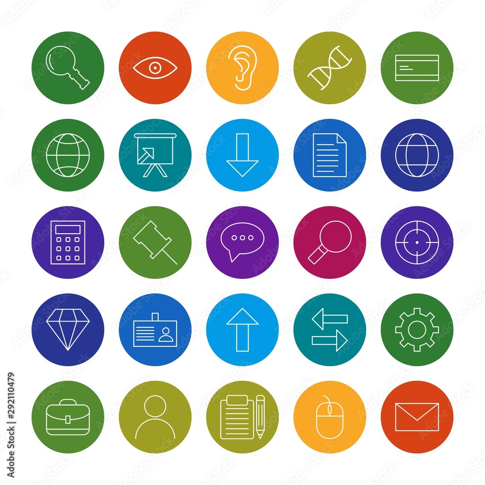 25 Universal icon for your project 25 Universal icon for your project