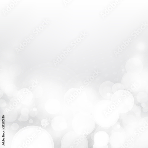 White and Grey Header, Card, Poster Background for Holidays, Christmas, New Year