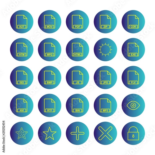 25  icon set of Universal  for your website and project