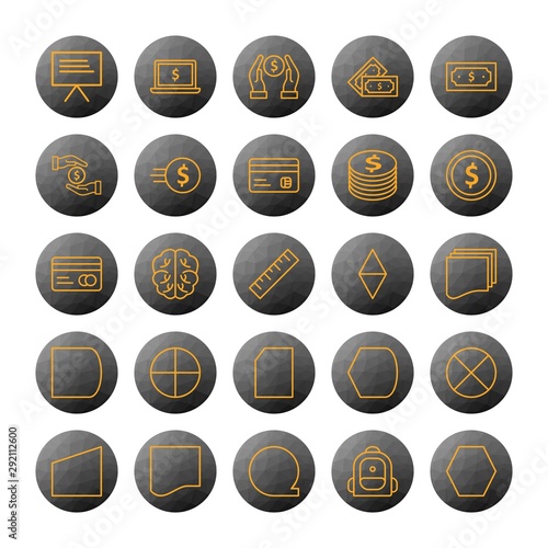 25 decent icon sheet of universal