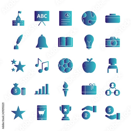  25 decent icon sheet of universal