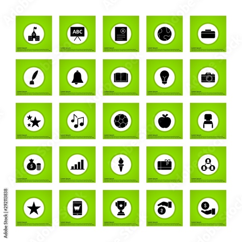  25 decent icon sheet of universal