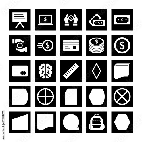 25 decent icon sheet of universal