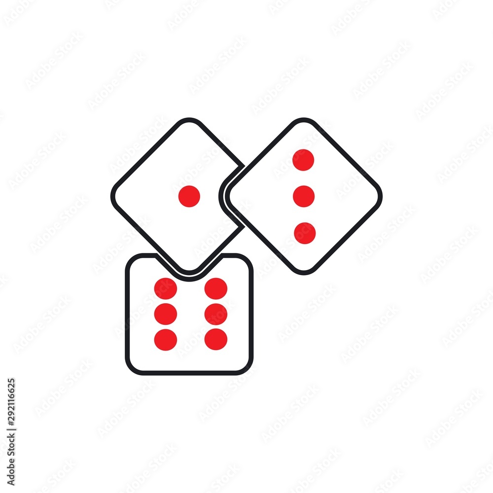 dice icon template dice icon template