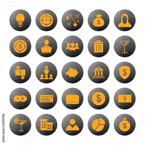 25 decent icon sheet of universal
