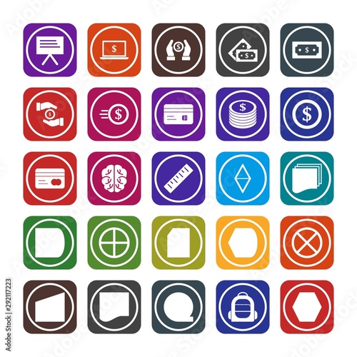25 decent icon sheet of universal