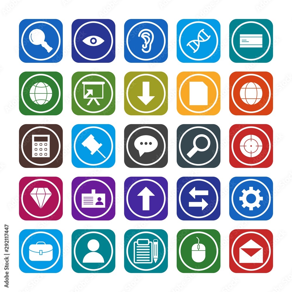 Fototapeta premium 25 Universal icon for your project