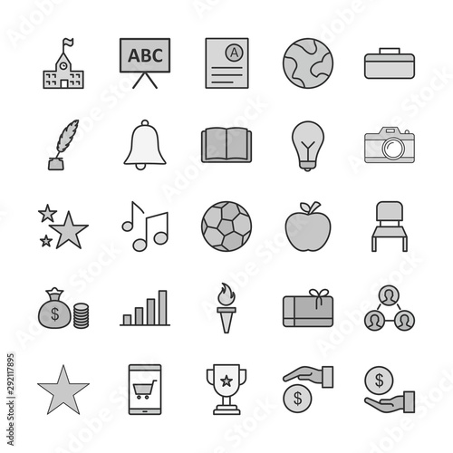  25 decent icon sheet of universal